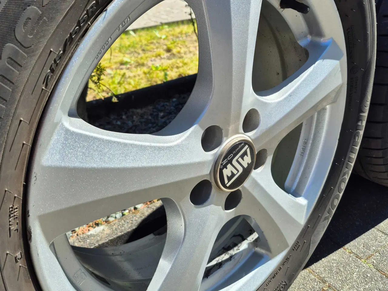 Billede 3 - Alufælge 215 55 17     5x108   Hankok 2023  6.5 mm