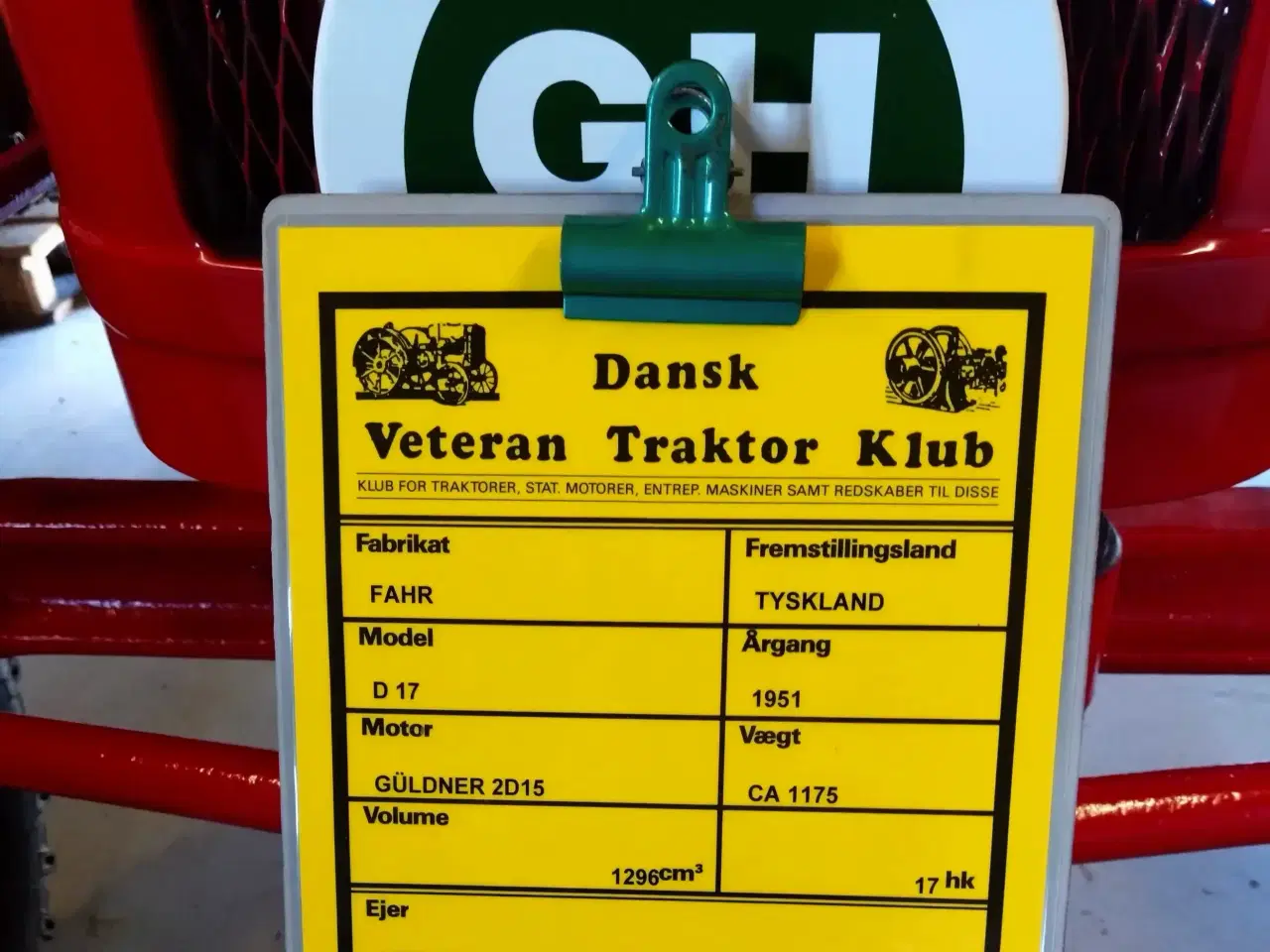 Billede 4 - Fahr Traktor veteran årg 1951