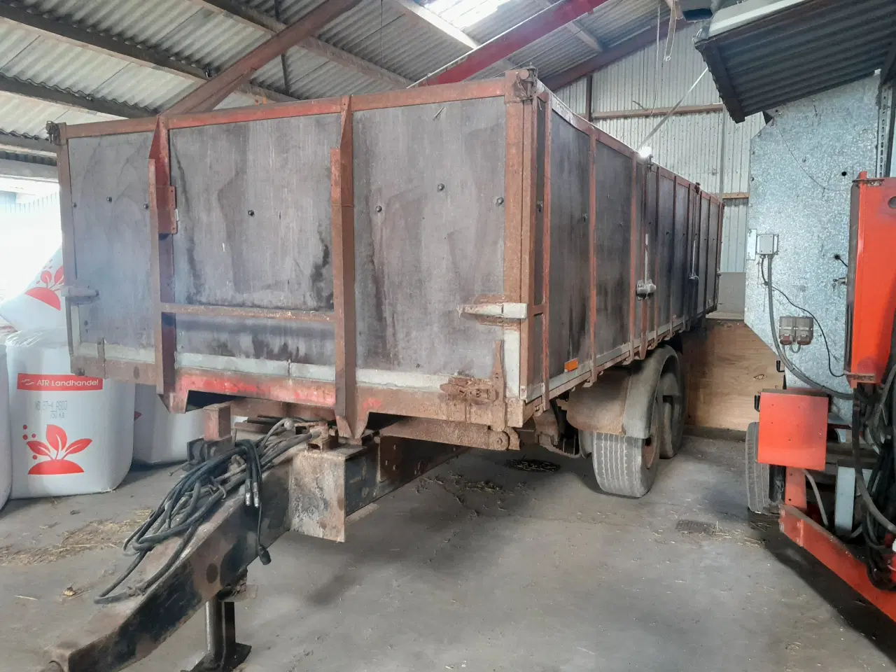 Billede 2 - Scania boggievogn, indeholder nemt 12 ton hvede