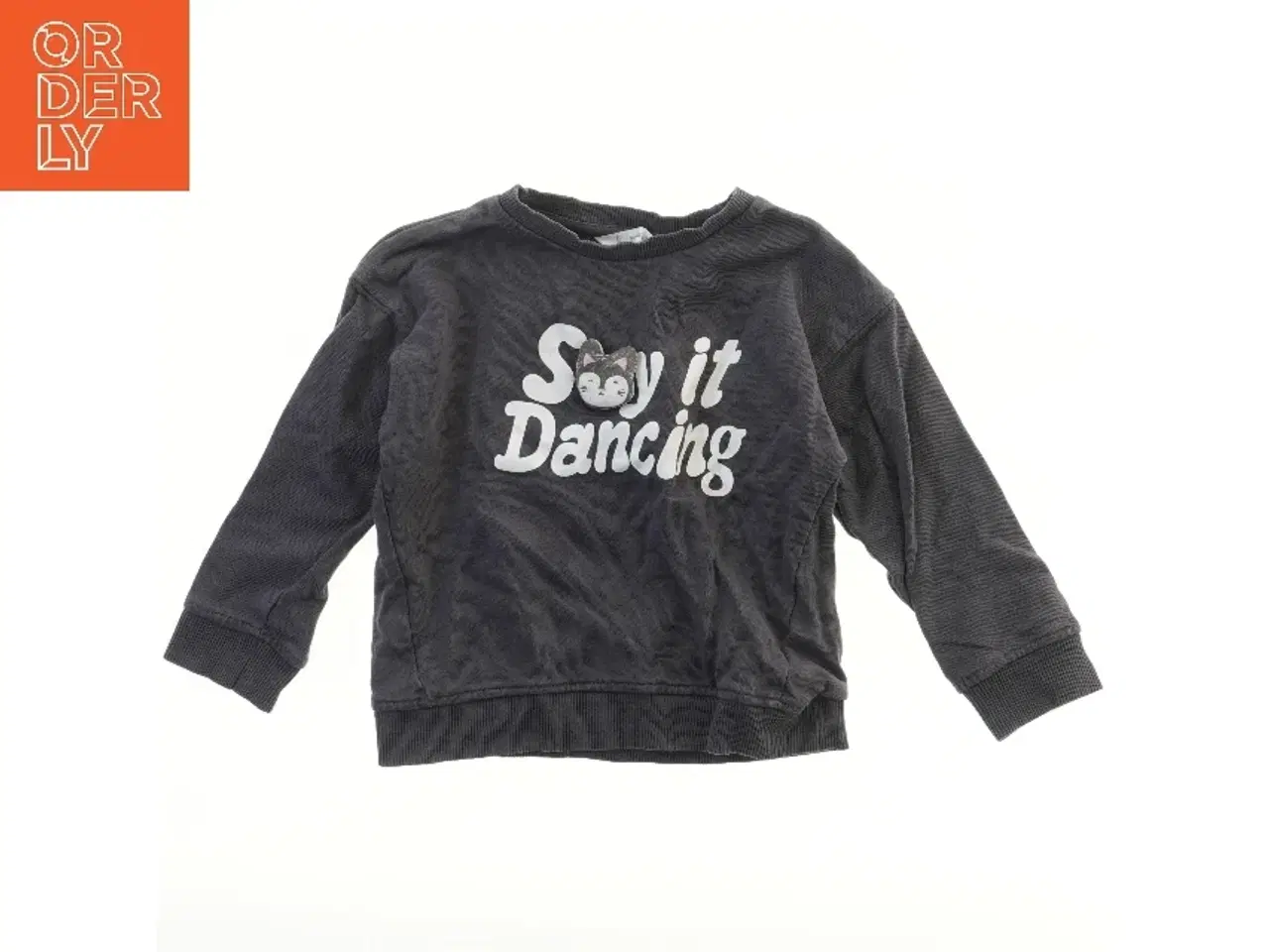 Billede 1 - Sweatshirt med tekst fra Mng (str. 98)