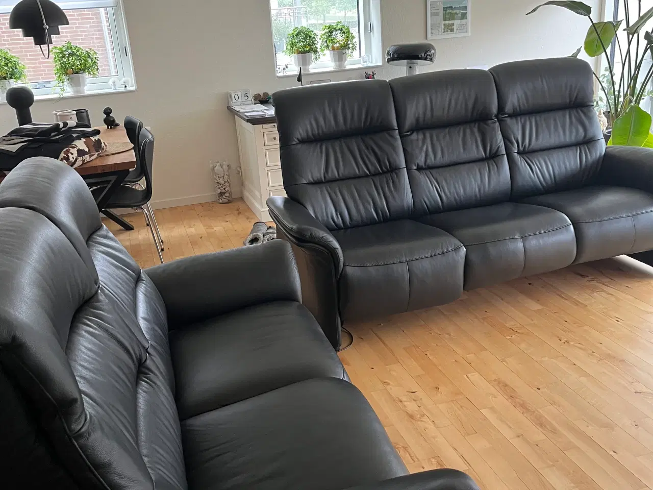 Billede 1 - Lædersofa 2+3 FEJLKØB
