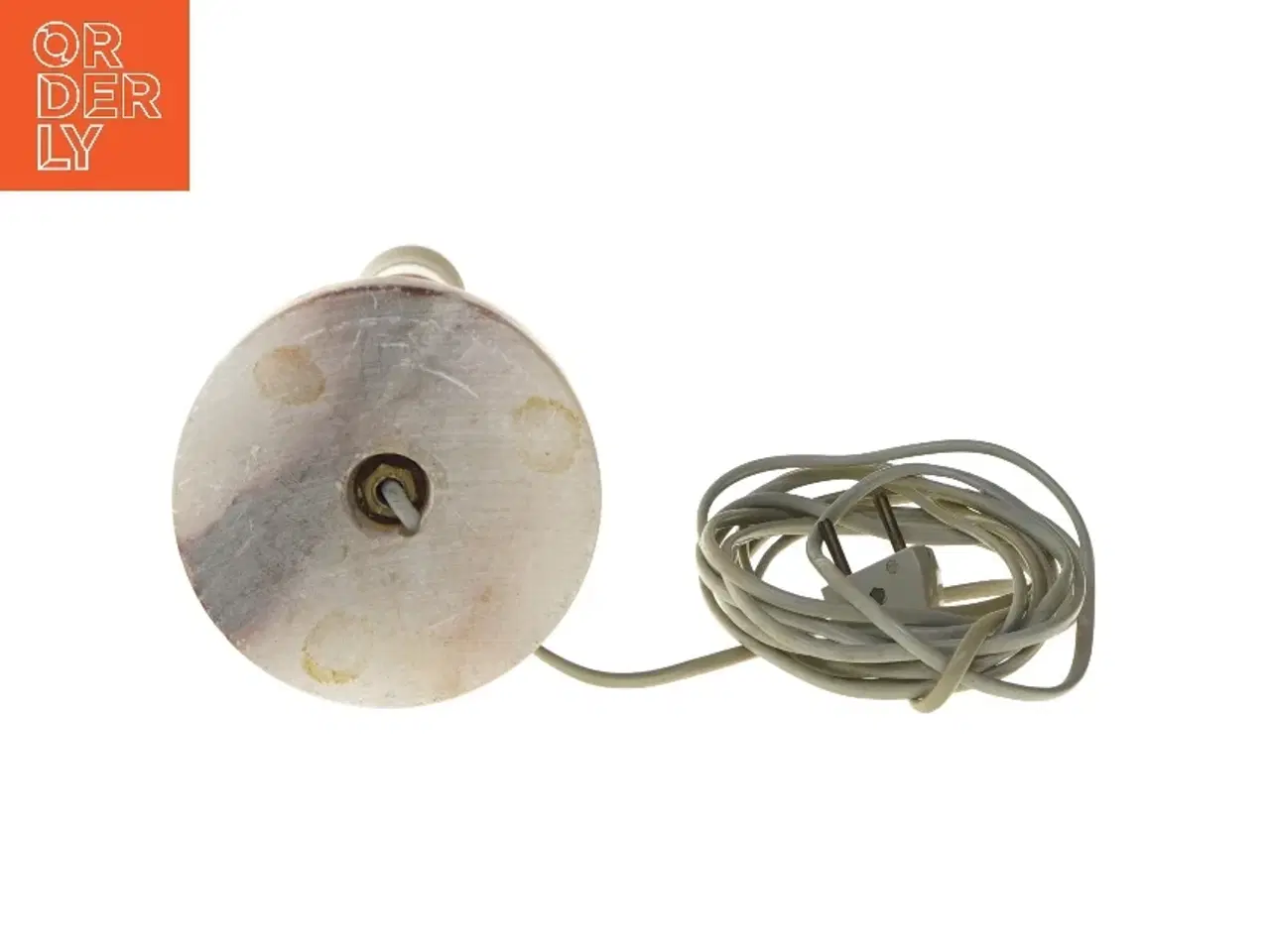 Billede 3 - Retro flot Bordlampe af marmor (str. 32 cm)