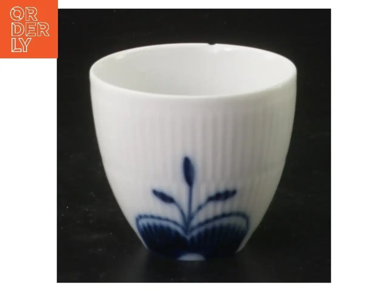 Billede 1 - Kaffekop med blå blomstermønster fra Royal Copenhagen (str. 6,5 cm)