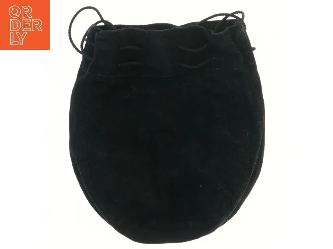 Billede 2 - Sort taske med snørelukning (str. 26x23 cm)