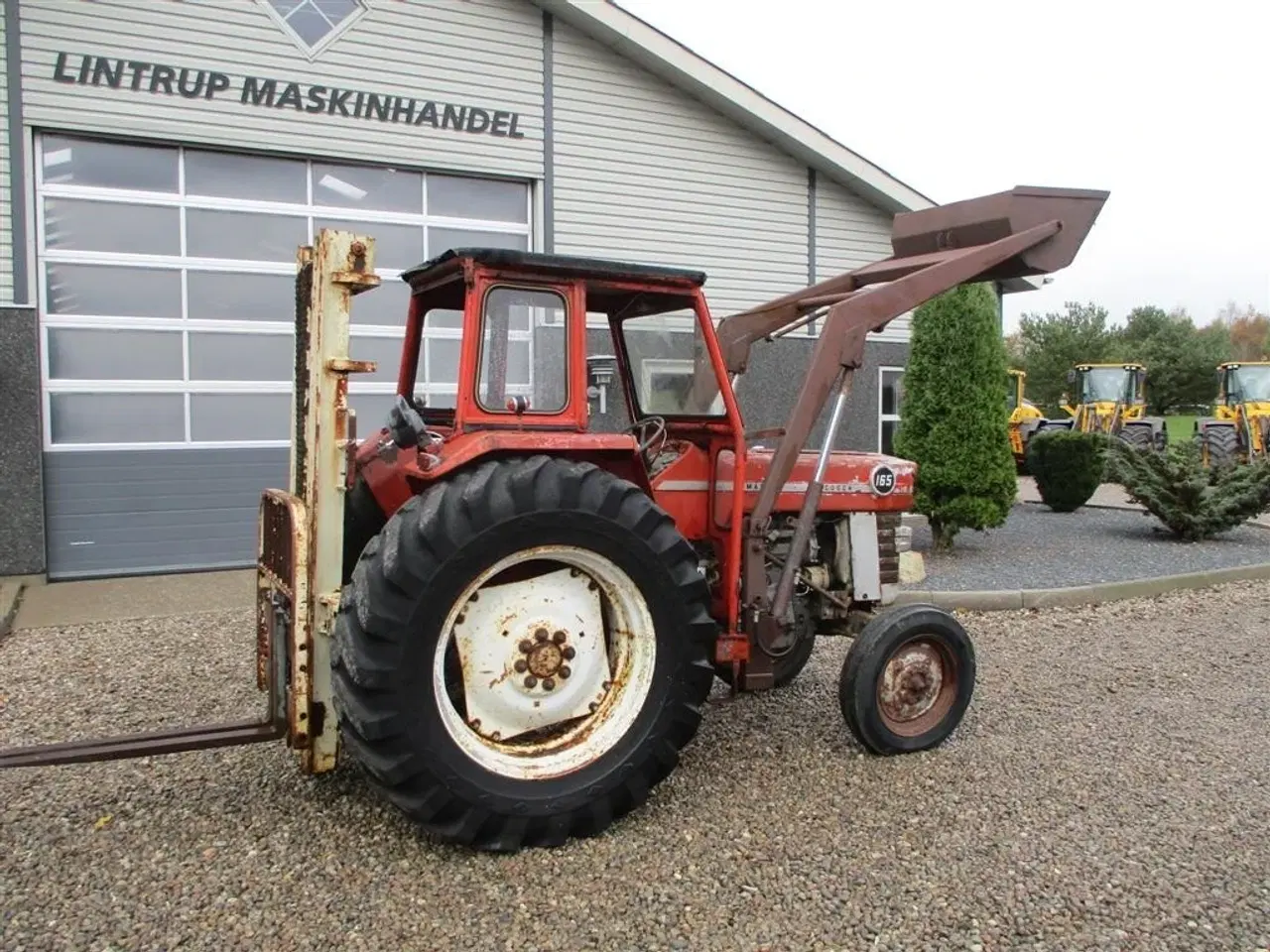 Billede 10 - Massey Ferguson 165 Med Trucktårn og Frontlæsser