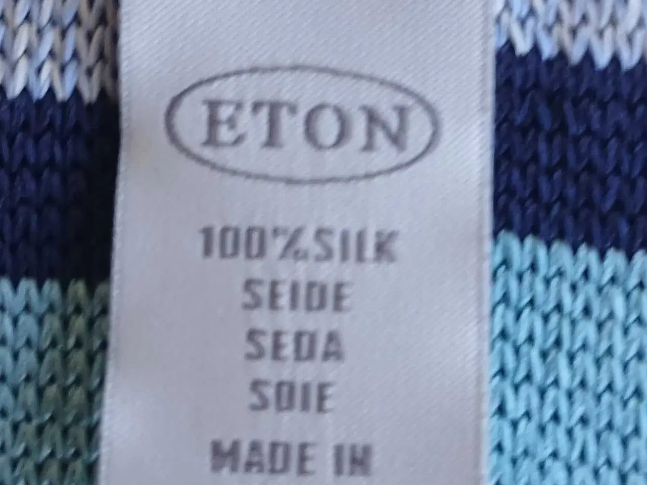 Billede 5 - Slips. Eton. Silke 