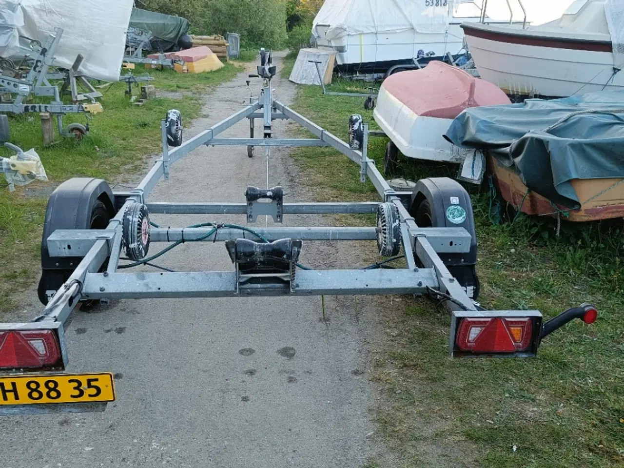 Billede 2 - Bådtrailer - TYSSE 6260, 1000 kg op til 18 fod