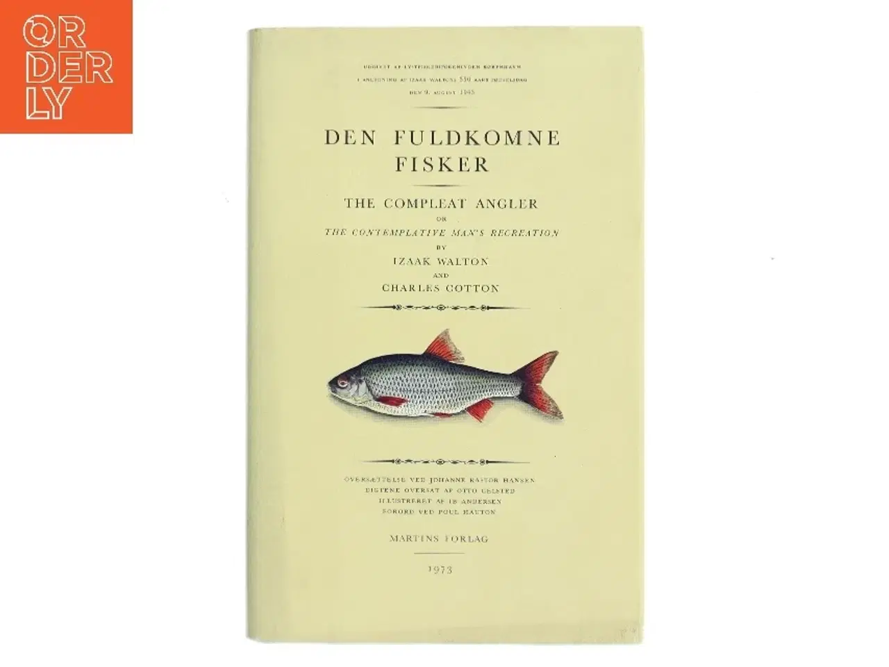 Billede 1 - Den Fuldkomne Fisker af Izaak Walton (Bog)