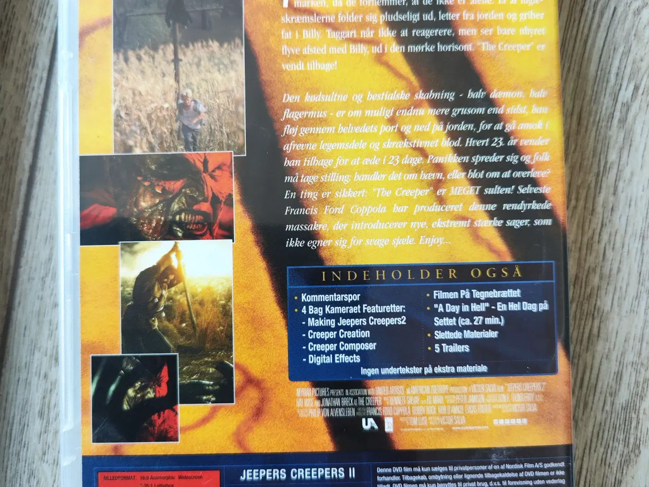 Billede 2 - DVD Jeepers Creepers 2