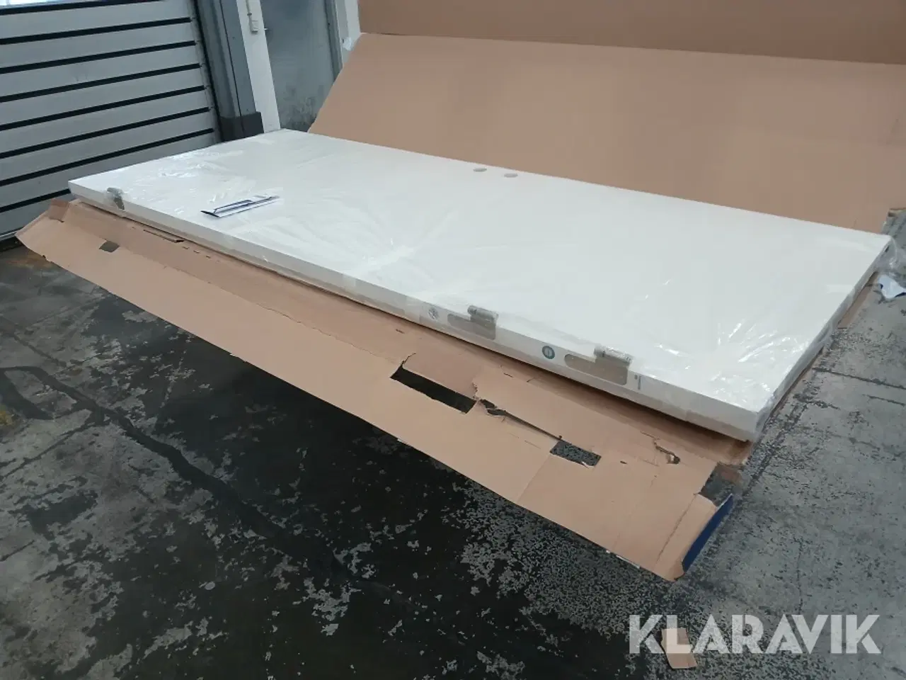 Billede 6 - Dørblad Swedoor klimadør højre hvidmalet BD30/35dB 205