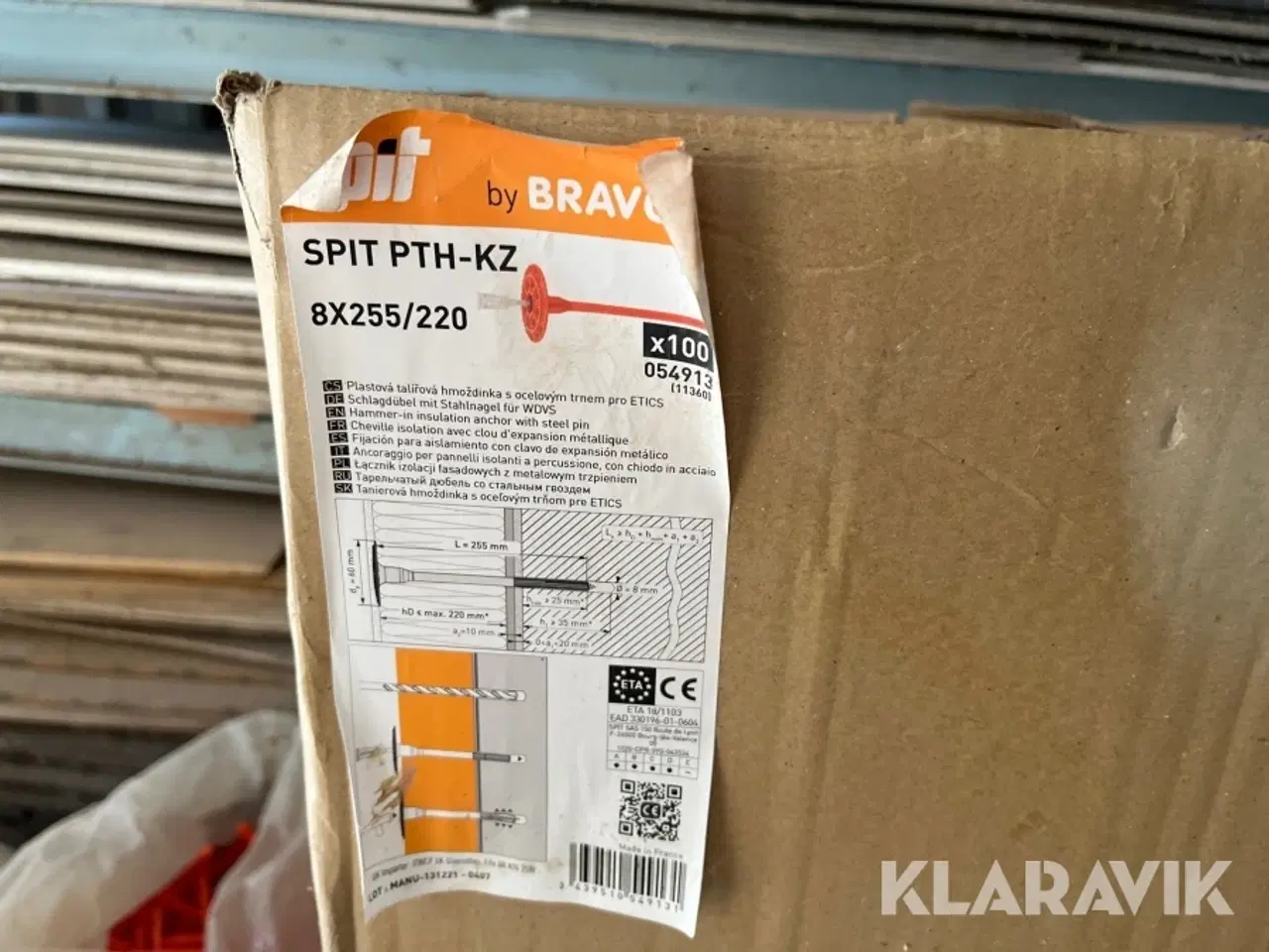Billede 4 - Isoleringsanker Spit PTH-KZ/CB 15 kasser