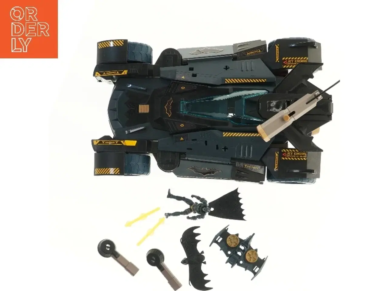 Billede 5 - Batmobil legetøj med figurer fra Batman (str. 16x27x40 cm)