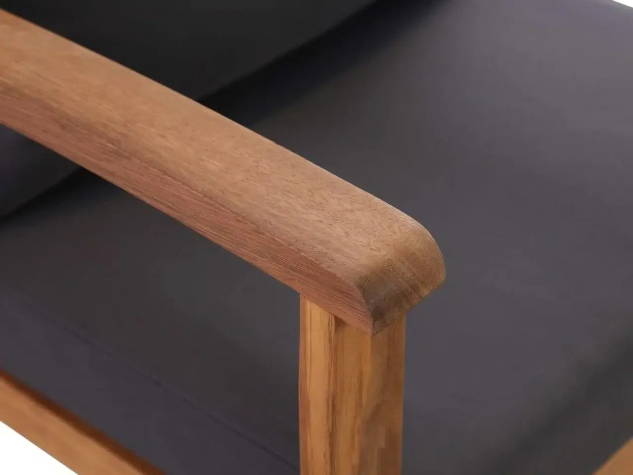 Billede 10 - Haveloungesæt 4 dele med hynder massivt akacietræ