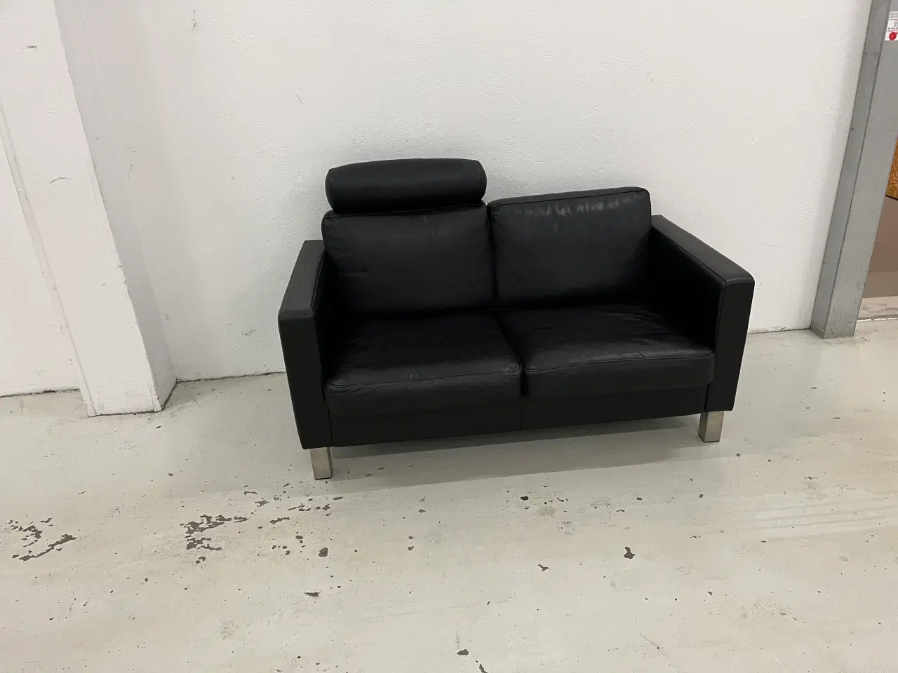 Billede 8 - Mogens Hansen MH321 2 Pers.Sofa i sort llder.
