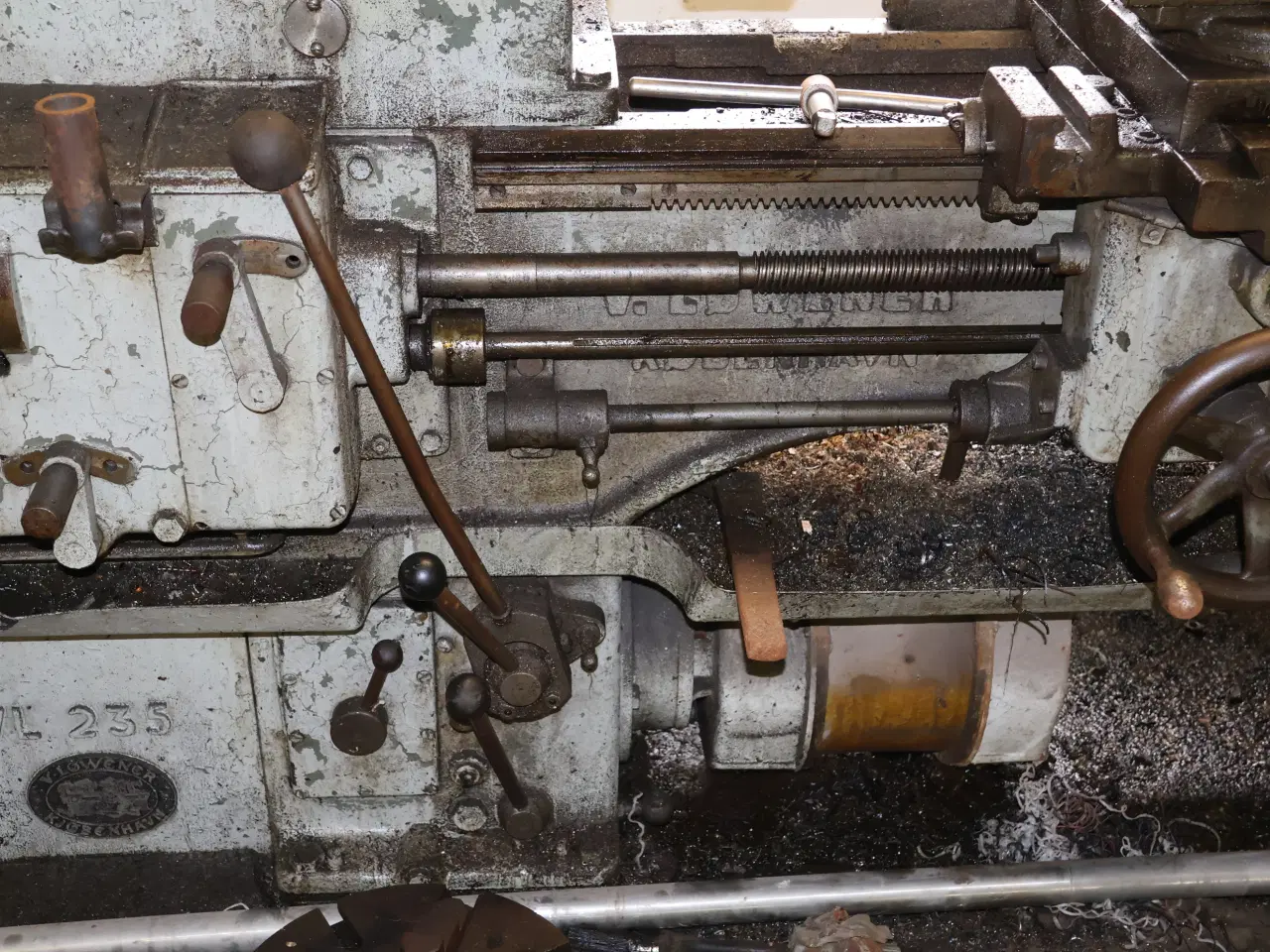 Billede 5 - V. Lowener metaldrejebænk model VL235