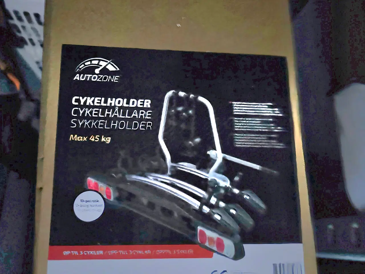 Billede 1 - Autozone cykelholder til 3 cykler - ny