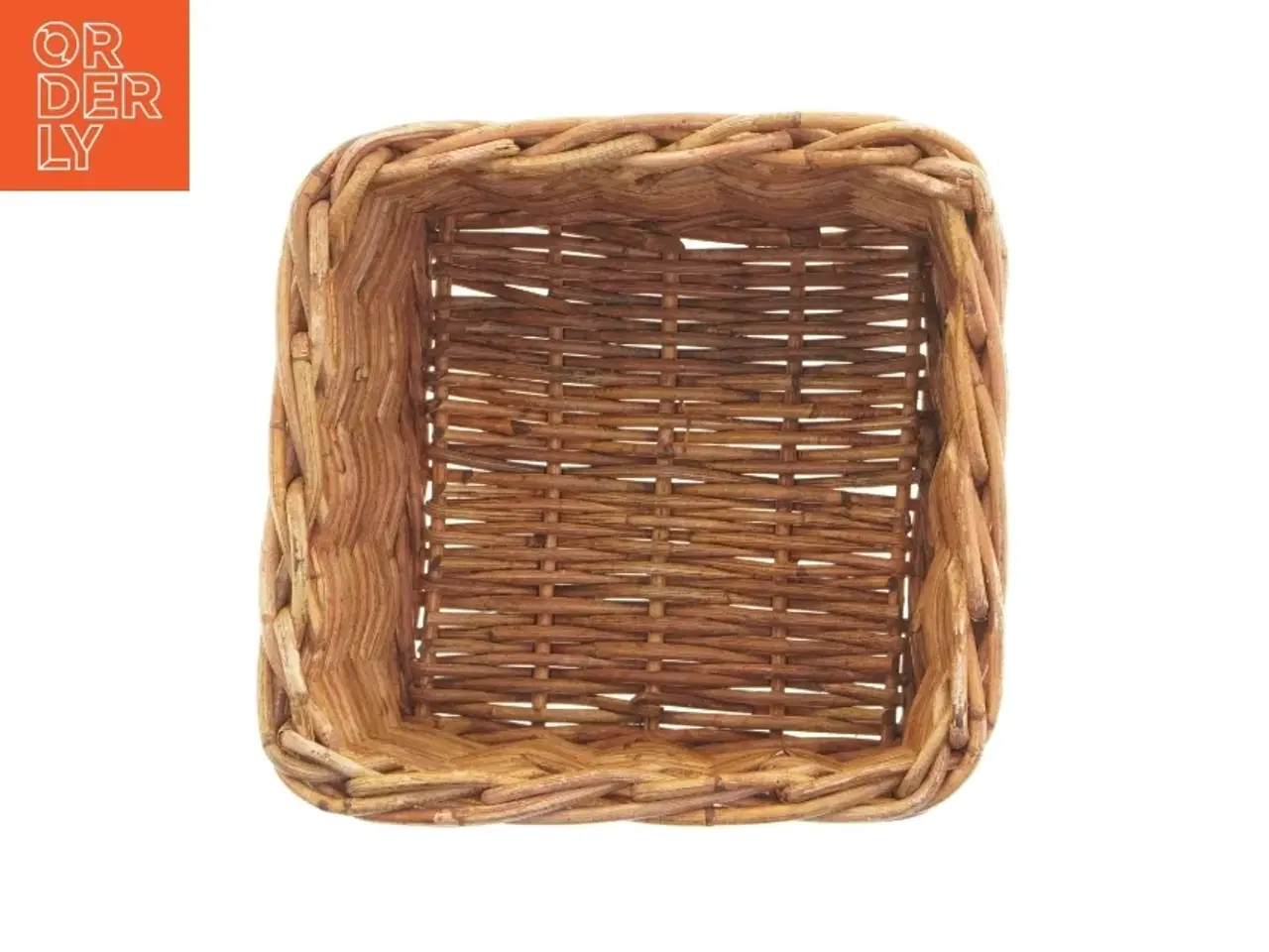 Billede 2 - Kraftig Flettet kurv (str. 25 x 24 x 14 cm)