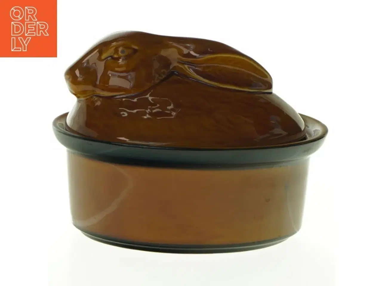 Billede 3 - Terrin med hare form (str. 17 x. 13 cm)