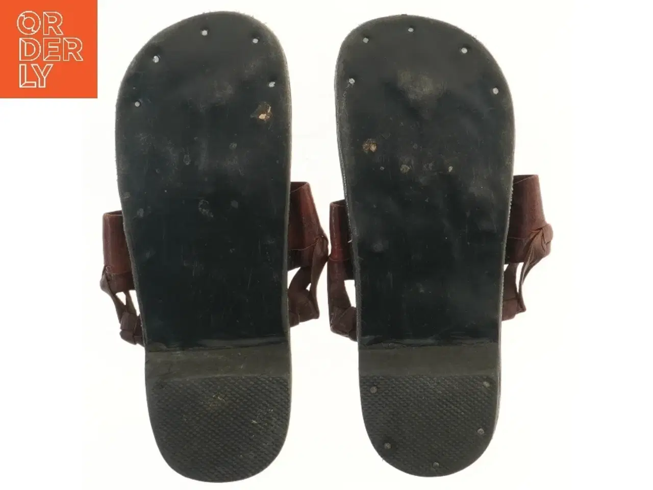 Billede 3 - Brune lædersandaler (str. fod 27 cm)