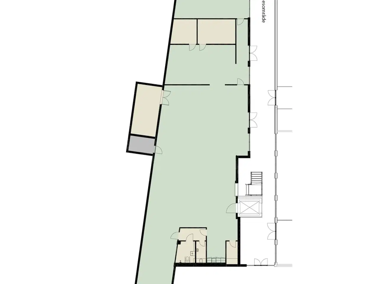 Billede 18 - Højloftet erhvervslejemål på Frederiksbjerg