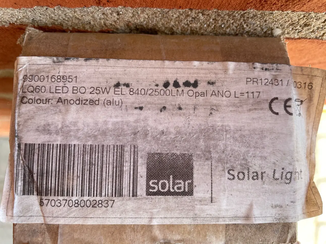 Billede 2 - Solar LQ60 LED armatur