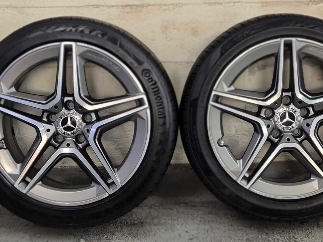 Billede 10 - MERCEDES "AMG" ORIGINAL ALUFÆLGE MED SOMMERDÆK 5x1