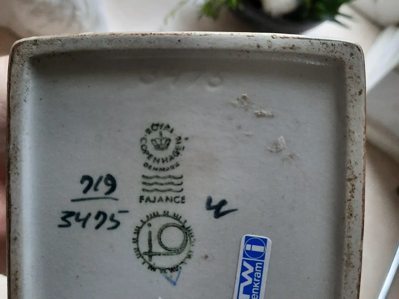 Billede 3 - Vase royal copenhagen fajance 