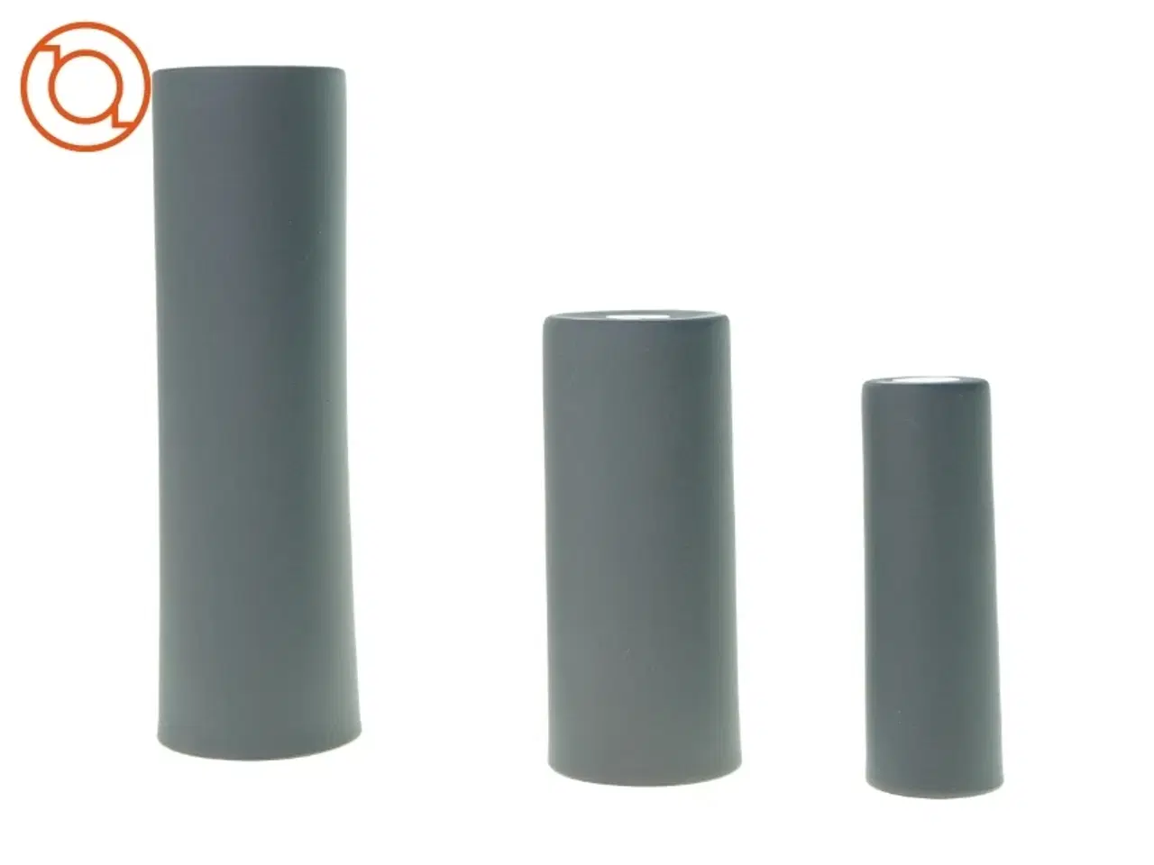 Billede 2 - 3x vaser fra Hübsch (str. 22,14 og 12cm)