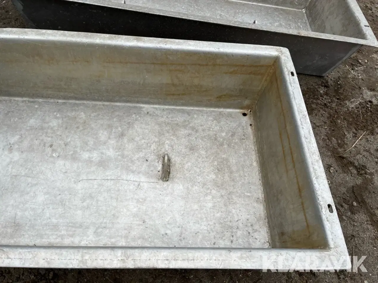 Billede 7 - Drikke kar/trug Alumimium 5 styk.