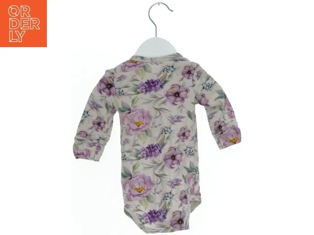 Billede 2 - Blomstret bodystocking til baby fra Müsli (str. 62)