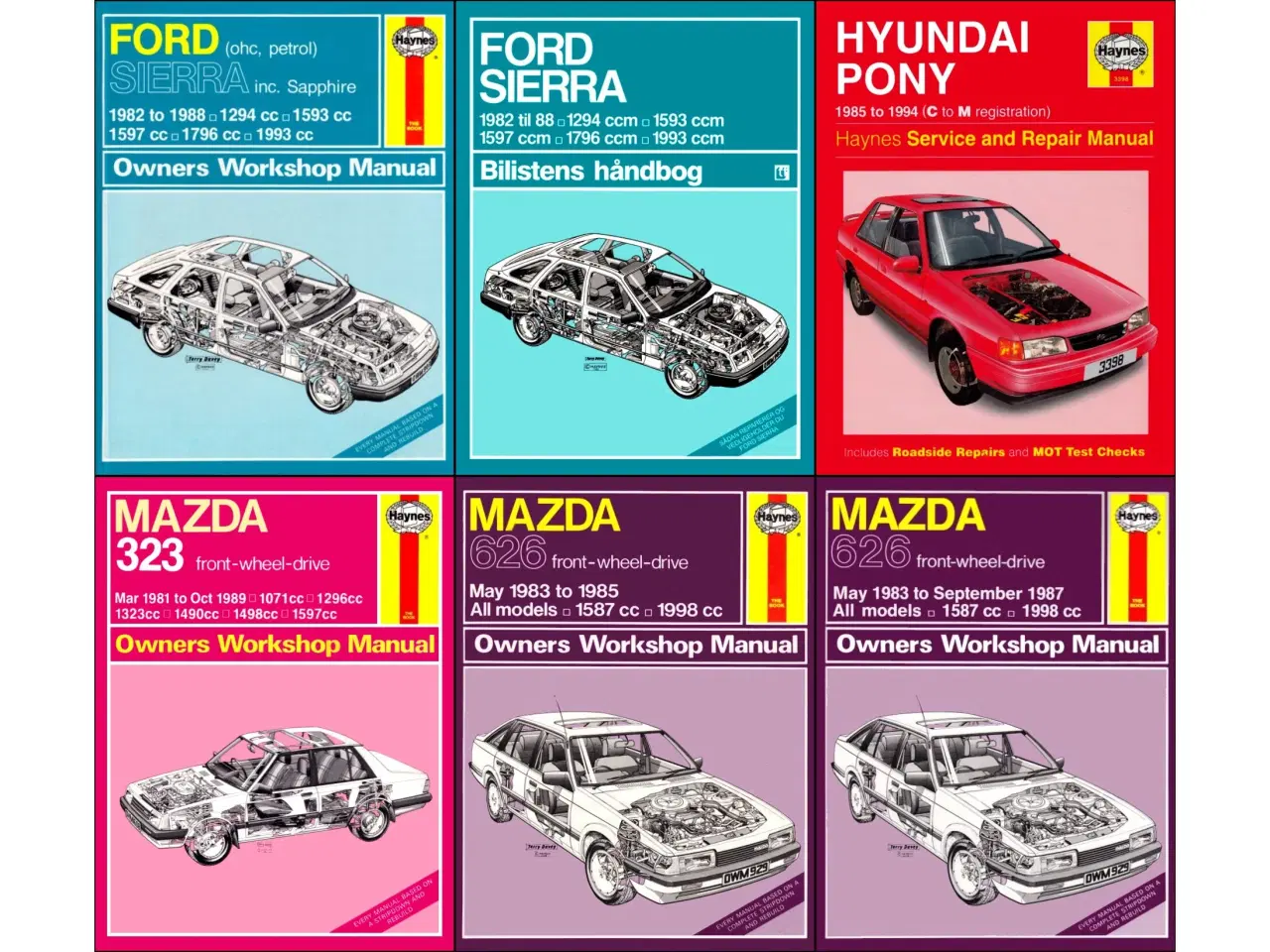 Billede 4 - Haynes - 69 Haynes Værkstedshåndbøger - 75 kr./bog