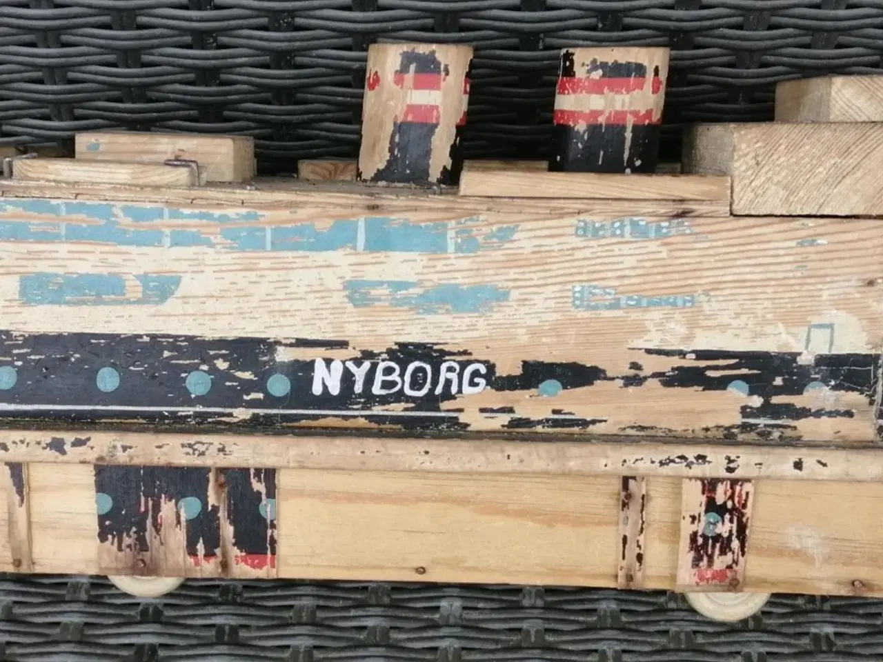 Billede 1 - TRÆ DSB FÆRGE NYBORG/KORSØR FRA 1950'ERNE