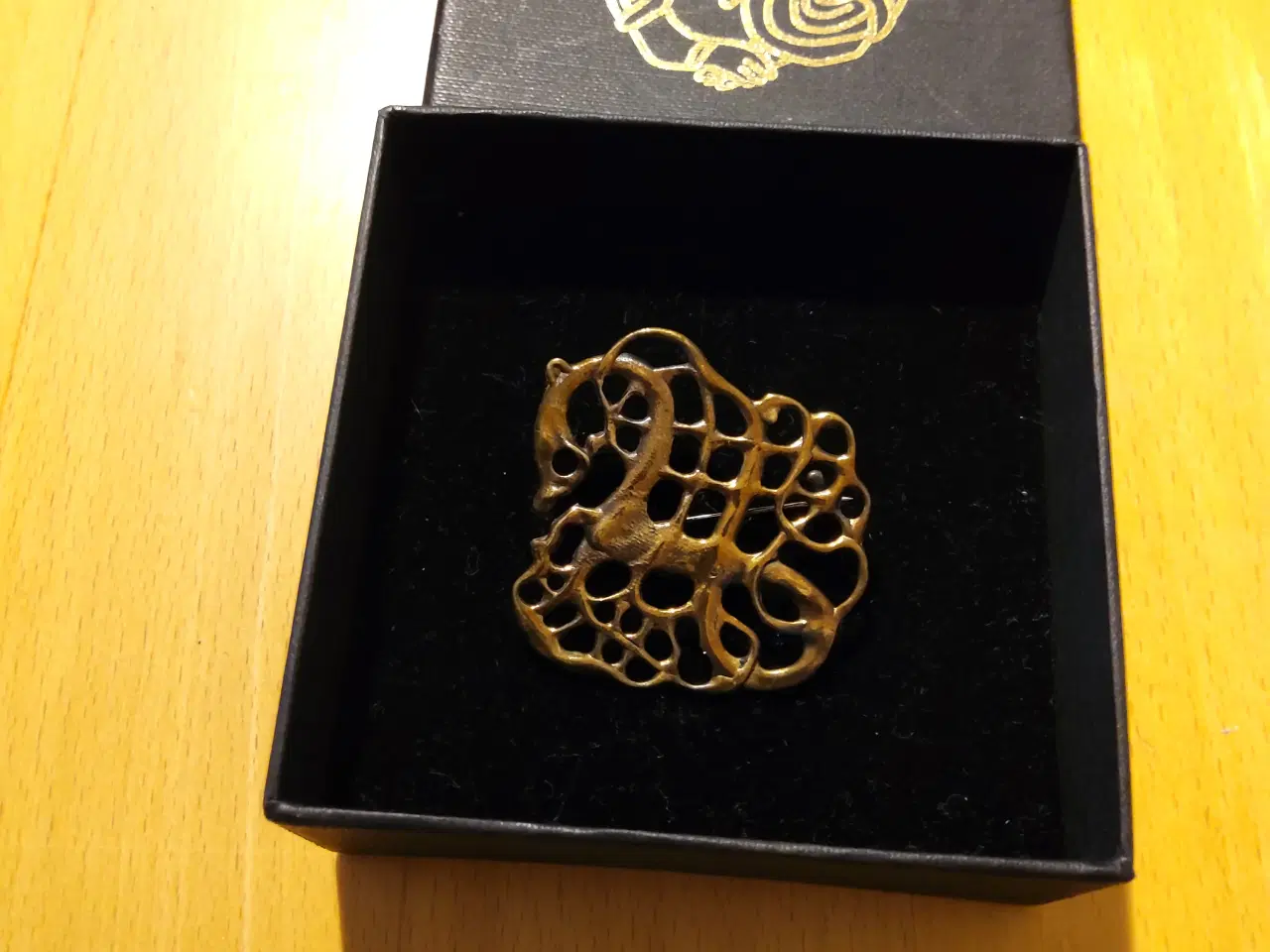 Billede 11 - Vikingesbroche I Bronze i urnesstil 