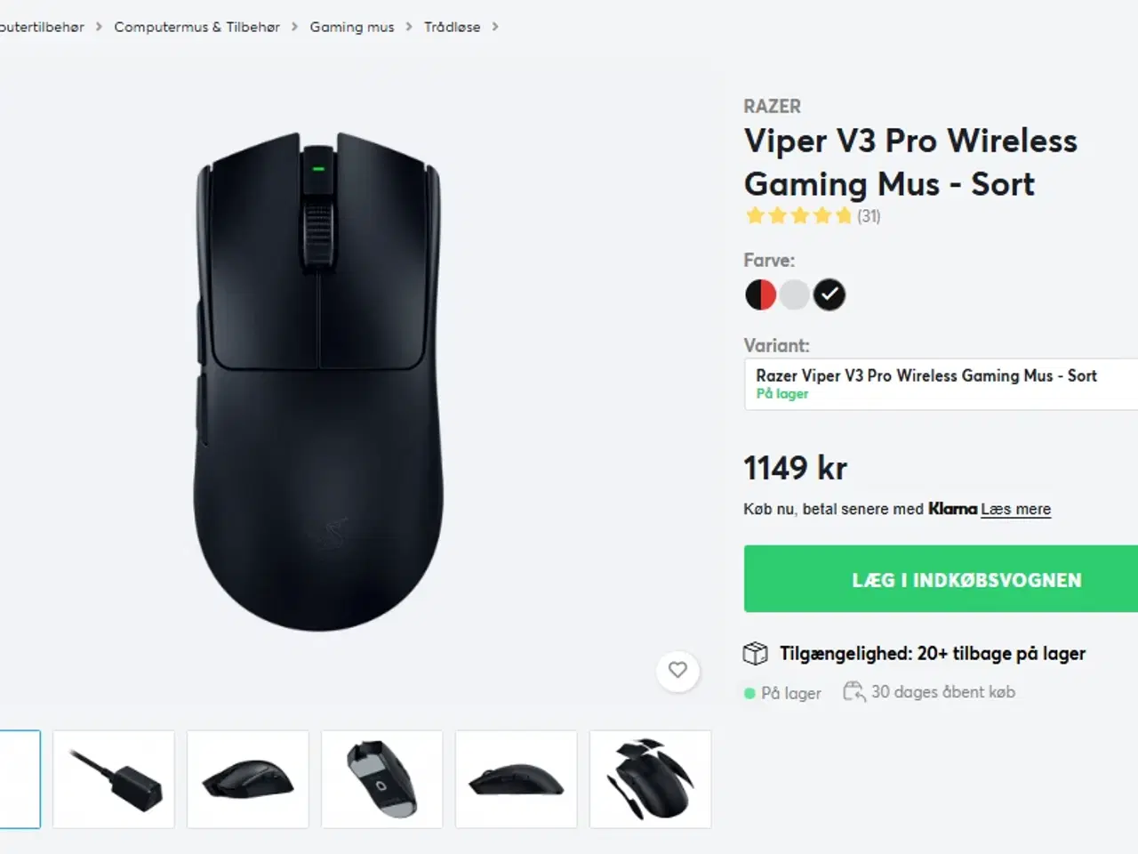 Billede 4 - Razer Viper V3 Pro – HELT NY ALDRIG ÅBNET SPAR 450