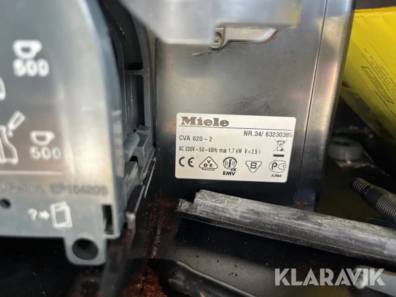 Billede 6 - Indbygningskaffemaskine Miele CVA 620-2