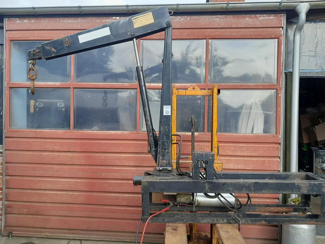 Billede 4 - Trailerkran / ladkran, lille hydraulisk kran,