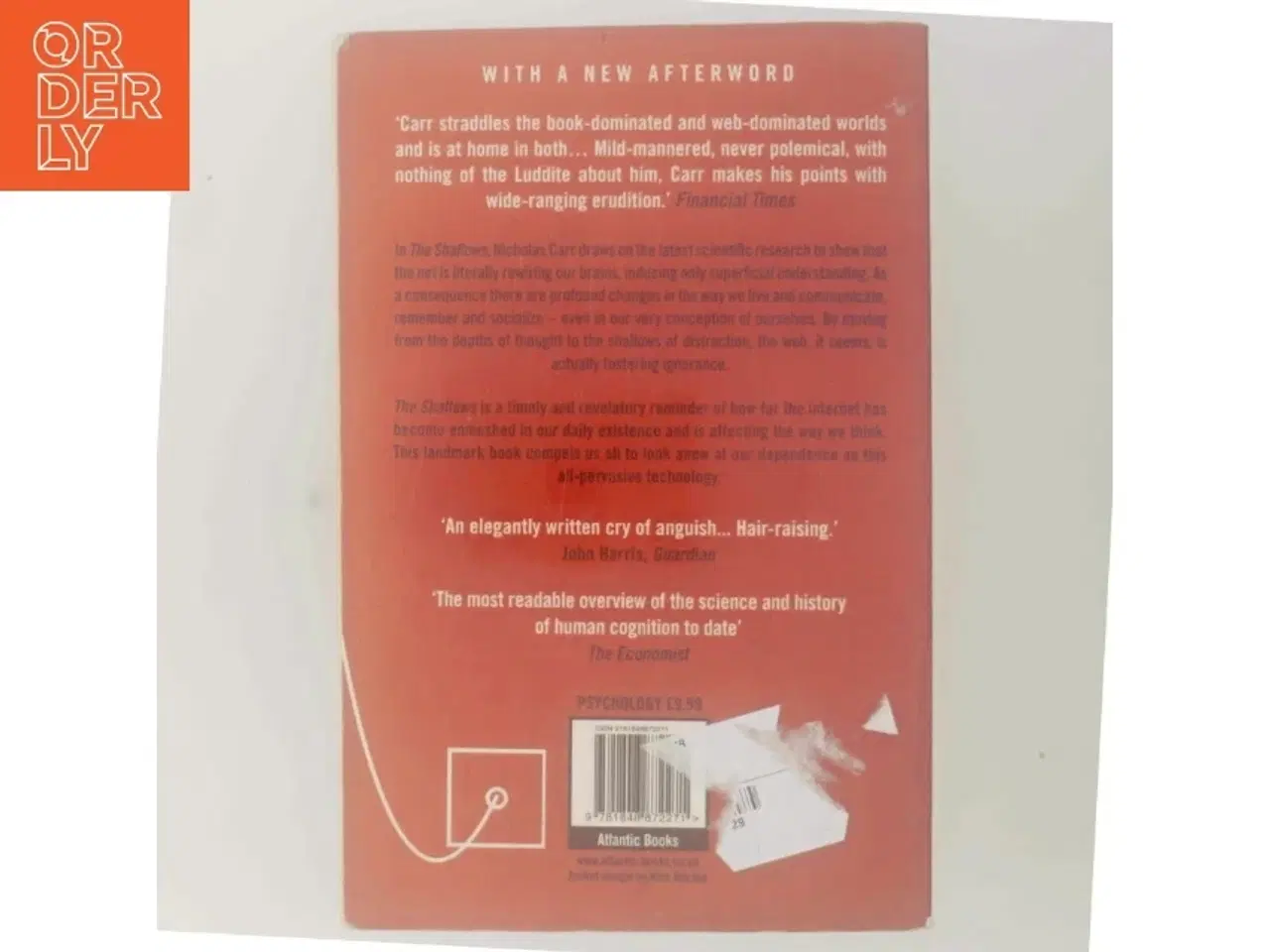 Billede 3 - The shallows : How the internet is changing the way we think, read and remember af Nicholas Carr (Bog)
