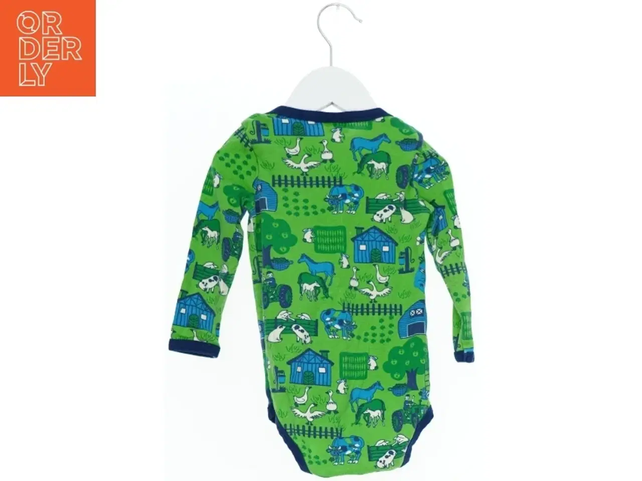 Billede 2 - Bodystocking med bondegårdsmotiv fra Småfolk (str. 80)