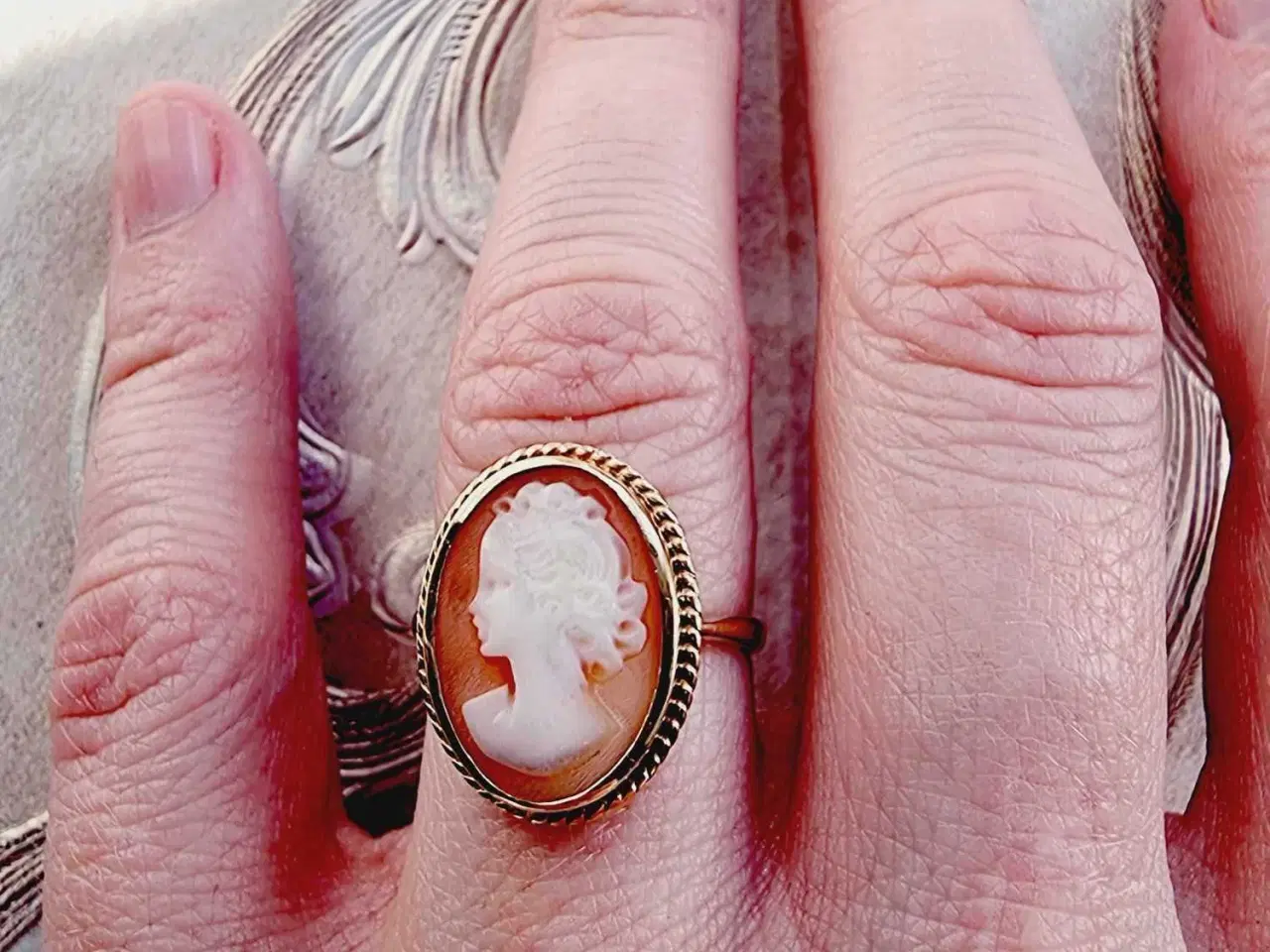 Billede 2 - Stor guldring came 8 karat guld