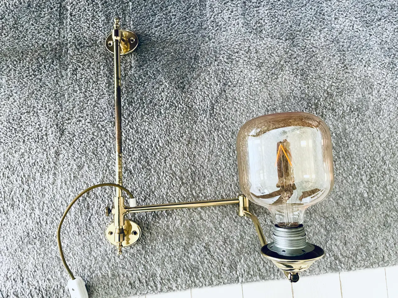 Billede 8 - Vintage messing lampe 