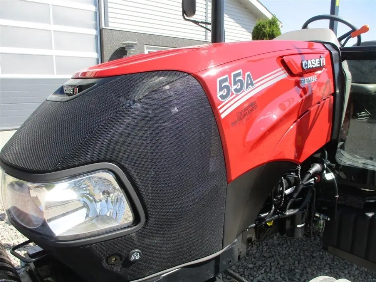 Billede 10 - Case IH Farmall 55A Dansk demo traktor med kun 29timer. Med vendegear på.