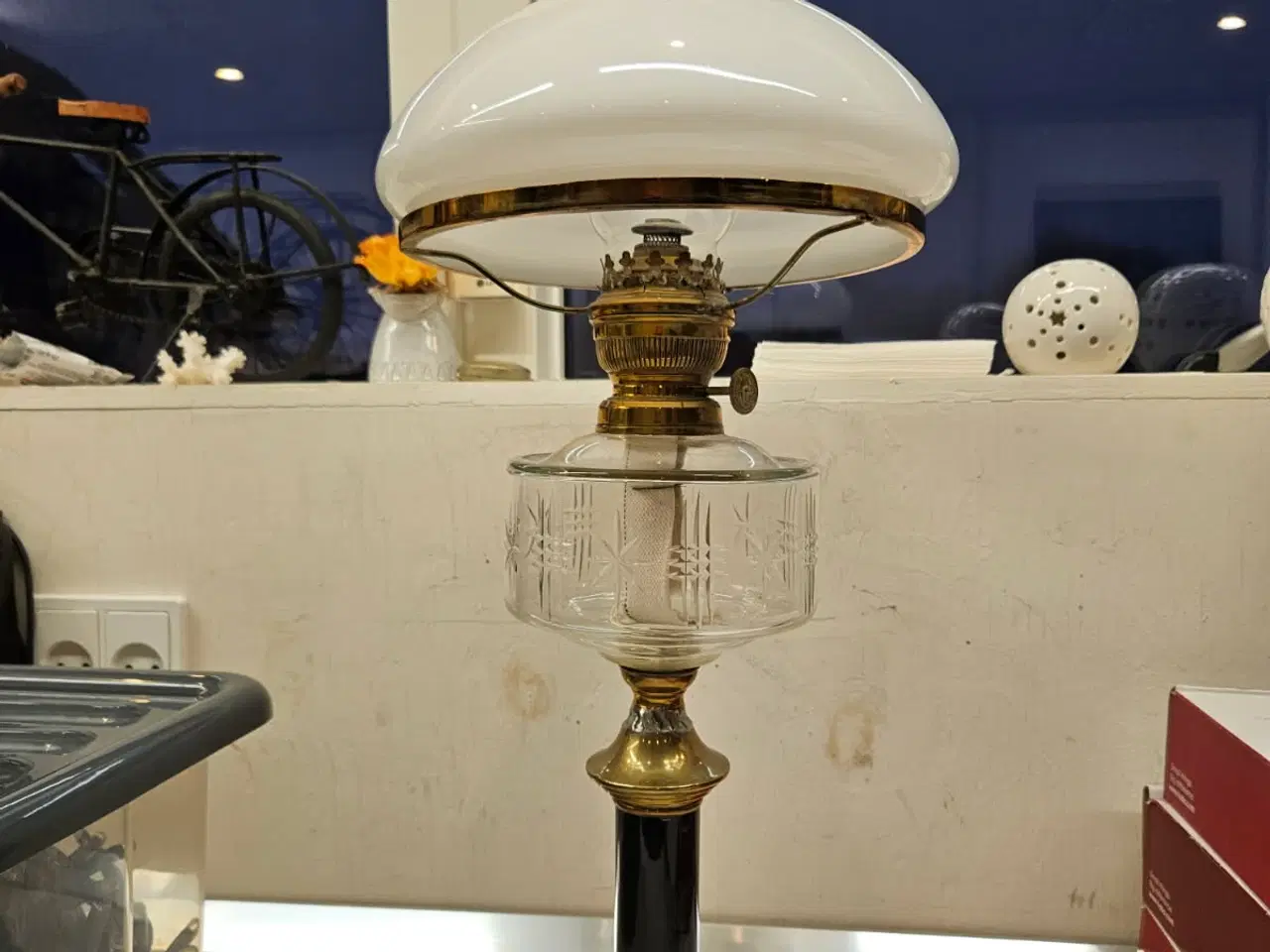 Billede 1 - Olie/ Petroleums lampe