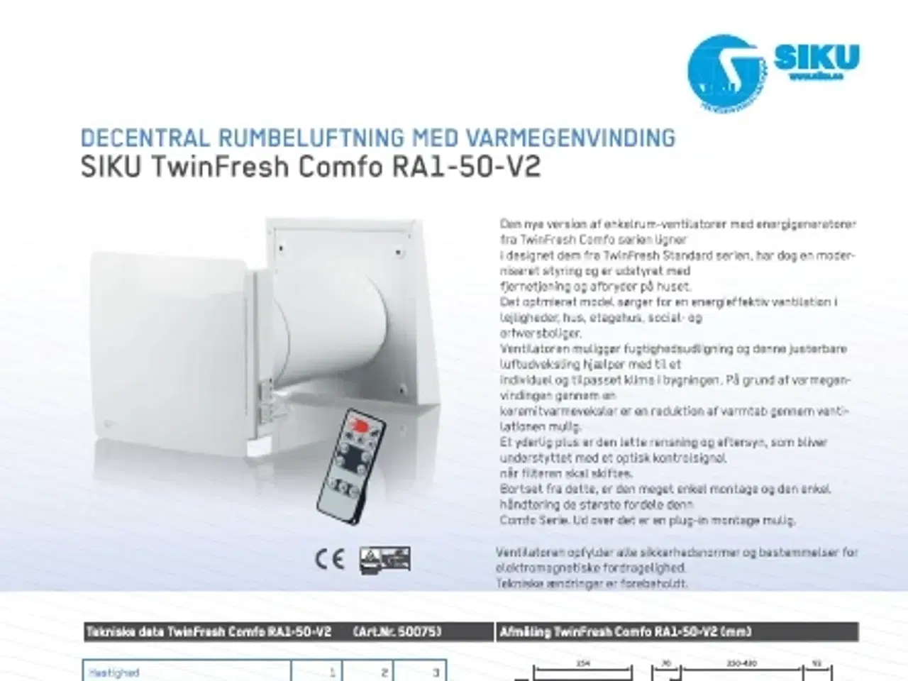 Billede 2 - Ventilationsanlæg, varmegenvinding, ventilation