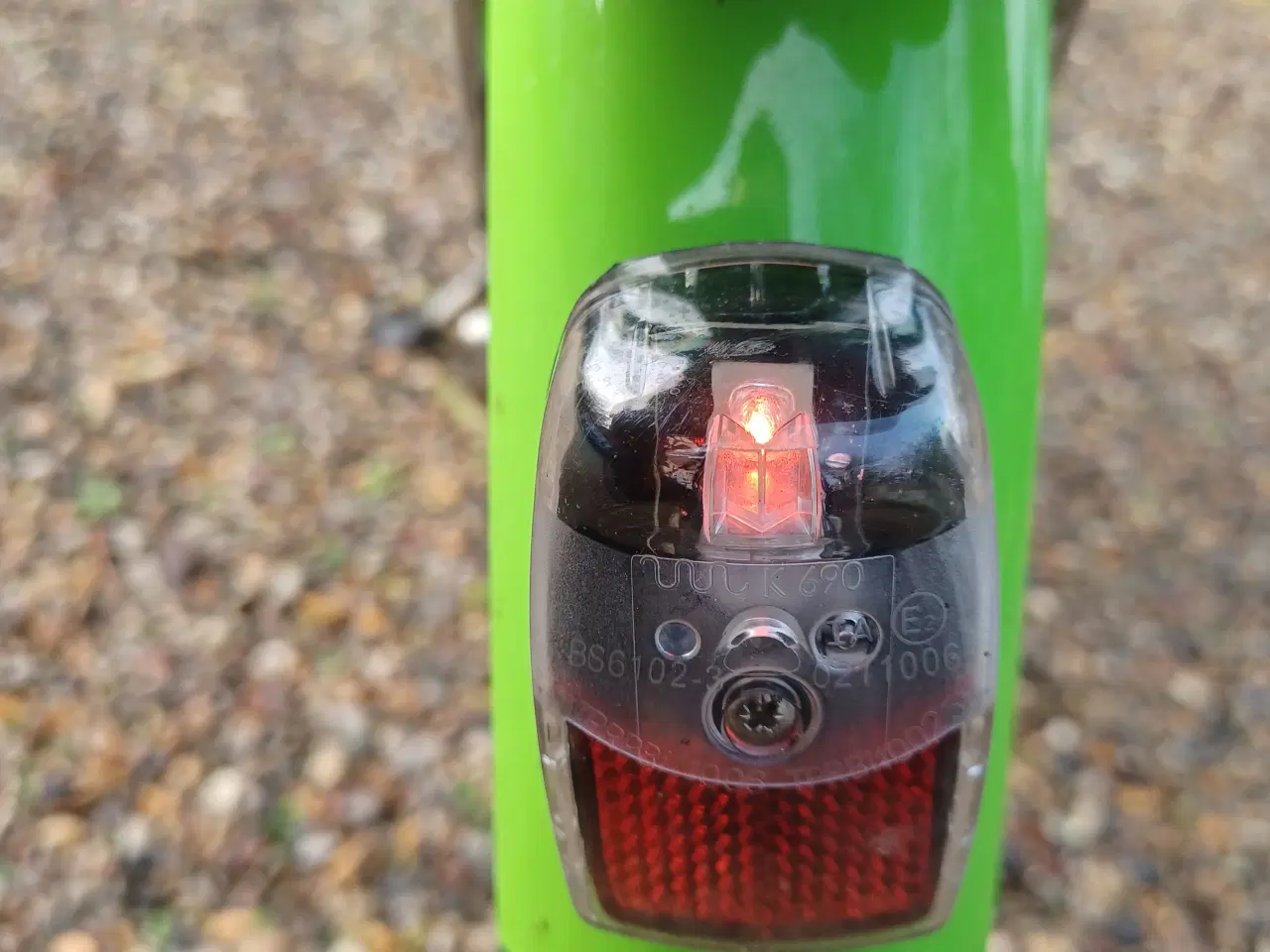 Billede 11 - Damecykel grøn med Dynamo led lys batteri 