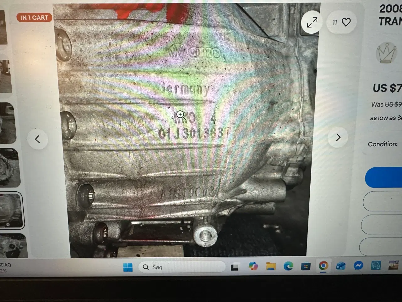 Billede 2 - Hejsa jeg søger en gearkasse til Audi a4 b7 2,0tdi