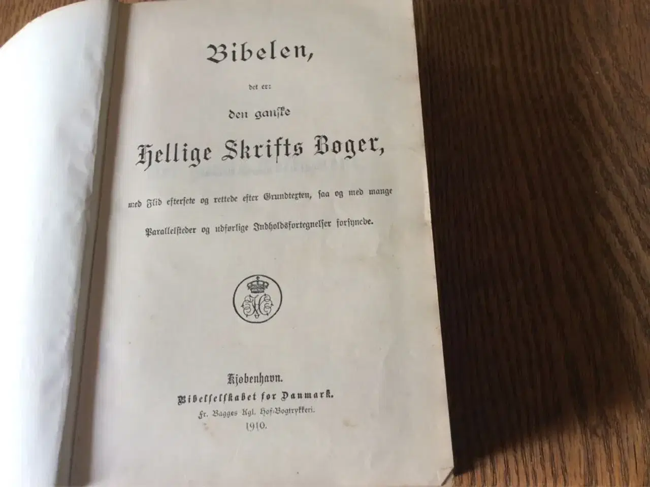 Billede 3 - Læderindbunden bibel