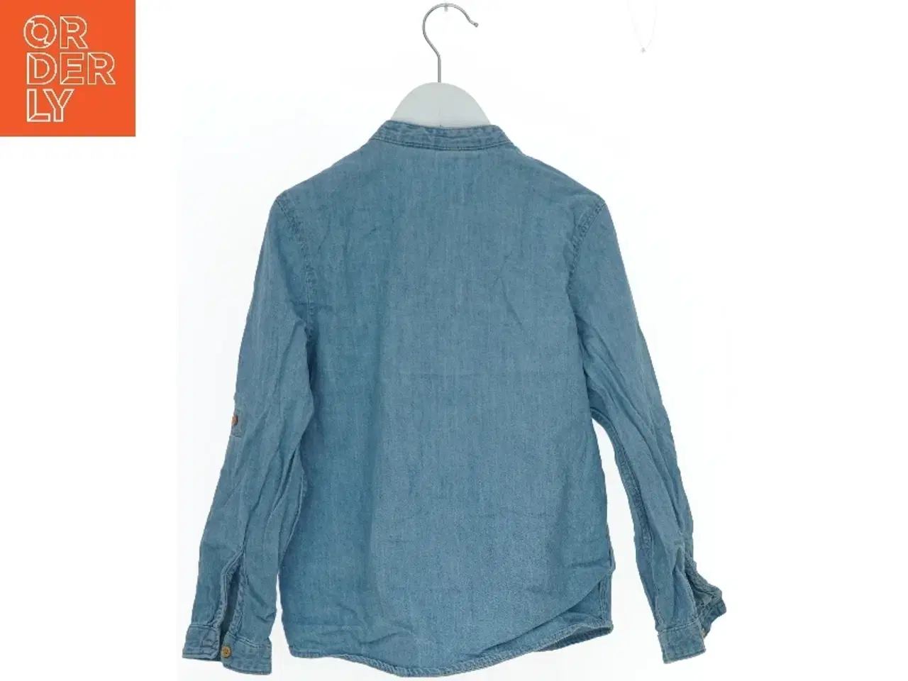 Billede 2 - Denim skjorte med lange ærmer fra H&M (str. 128)
