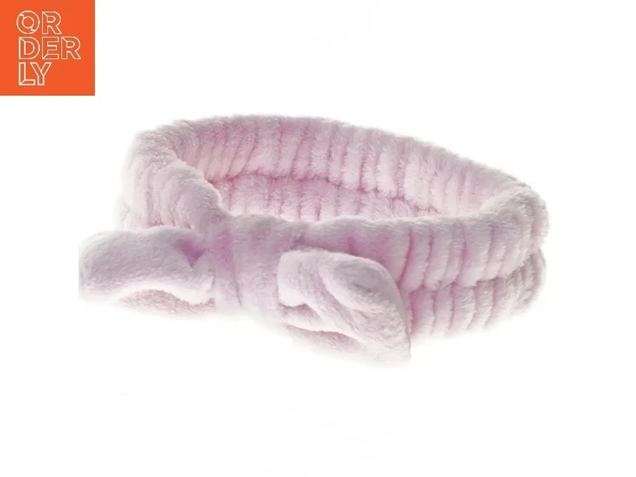 Billede 3 - Lyserød pandebånd med sløjfe (str. Ø 20 cm)