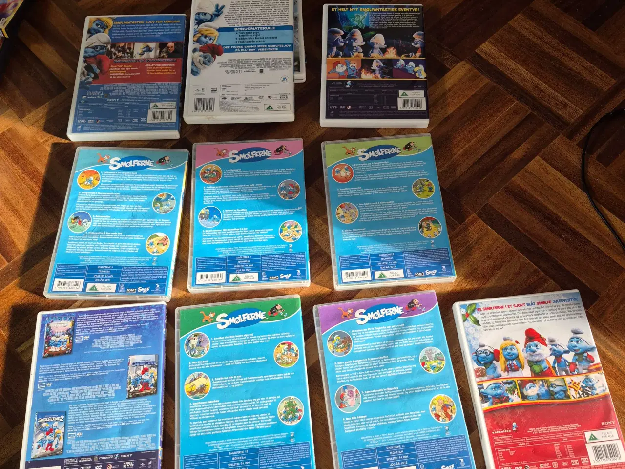 Billede 6 - Smølfe dvd film forskellige titler