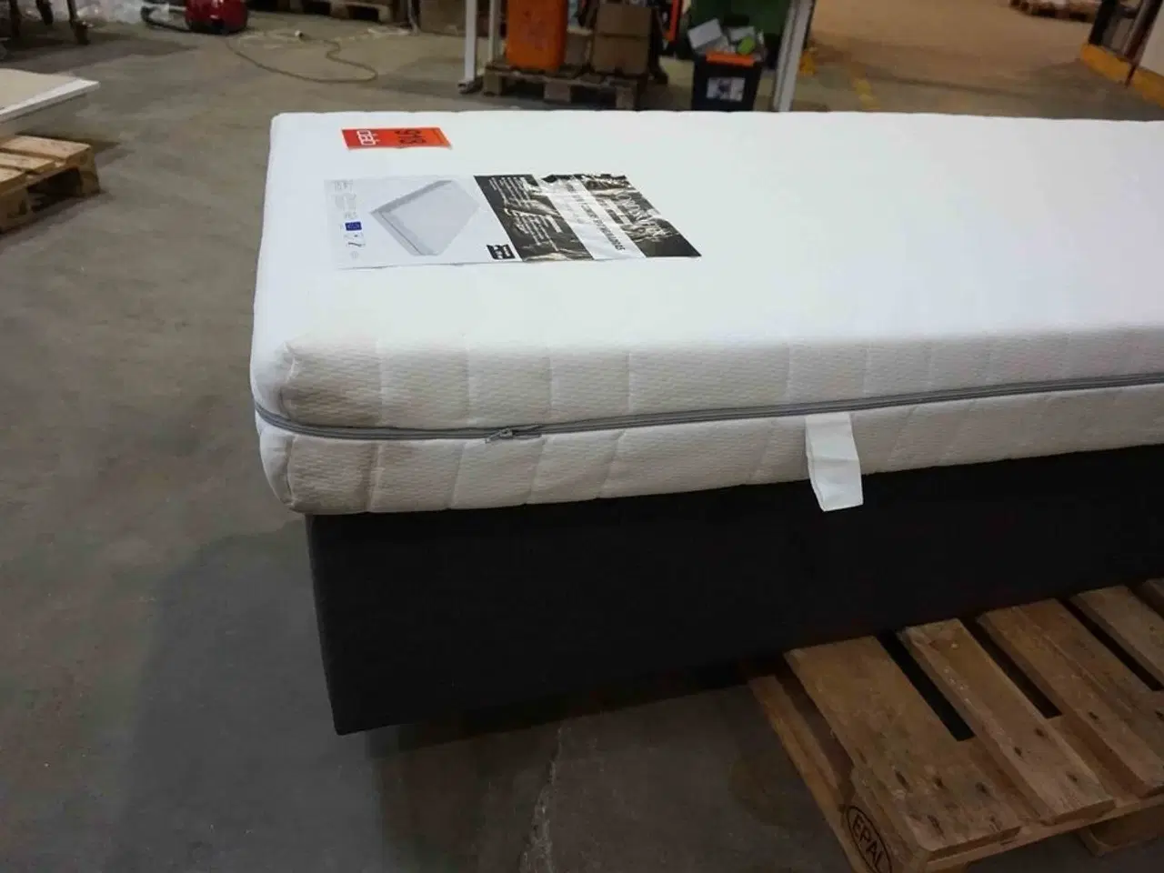 Billede 1 - Nordisk Fjer 7-zoners springmadras 90x200x19 cm